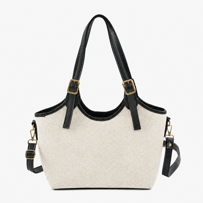 Bucket Canvas Beige & Black