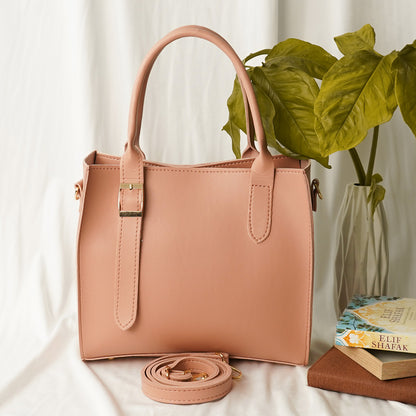 Posh set of 3 Bag peach