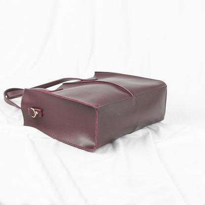 Work tote Bag set of 3 Maroon